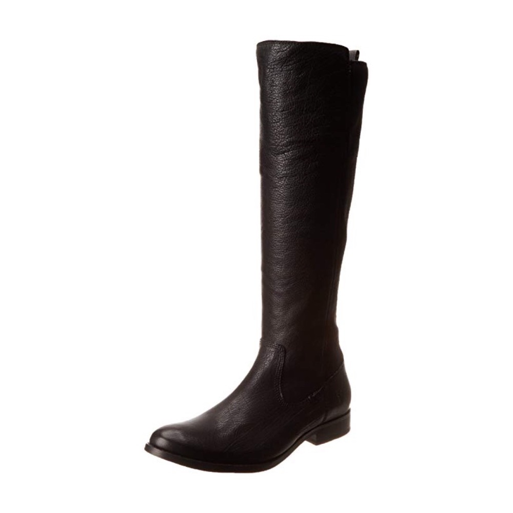 Molly Gore Womens Black Leather Riding Boots